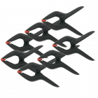 Bessey Clippix XC1-SET Veerklem - 20x20 mm - kunststof - 7 stuks