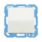 ION Wandcontactdoos RA met klapdeksel - IP44 - V1/J1 - glans Alpin Wit - 10.300.314