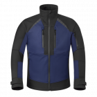 Havep 50461 REVOLVE Softshell Jas - blue shadow / zwart