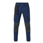 Havep 80605 REVOLVE Werkbroek - heren - blue shadow / zwart