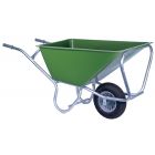 Hummer HP160 Stal kruiwagen PRO - 160 liter - Gegalvaniseerd frame, PE bak