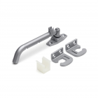 Dulimex Verstelbare kierstandhouder met veiligheidssluiting - KSH 861WE ZE