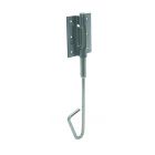 GB Staartgrendel met plaat 300 mm - Elektrolytisch verzinkt