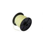 Dulimex Starterskoord - 3 mm - polyamide - wit / geel - prijs per meter - PAS.030.W/G-C