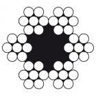 Dulimex Staalkabel 4x3+1TWK - 1 mm - staal verzinkt - prijs per meter - STK43009010-B