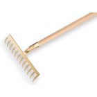 Offner Tuinhark 10-16 tanden gebogen open dul en 160 cm steel - 817230 / 817232 / 817234 / 817236