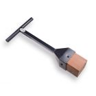De Wit Bandenstamper staal met houten klos 84 cm - 960830