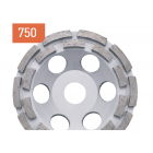 Rotec Komschijf Silver-line dubbelrijig - Ø125 mm - 750.1253