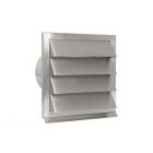 Nedco RVS buitenrooster ECO+ RVS Ø 150 mm vaste lamellen - 626.038.11