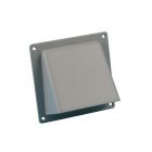 Nedco Universele gevelklep Ø 100/125/110x54 mm - kunststof grijs - 625.004.05