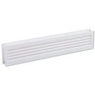 Nedco Deurventilatierooster 455x90 mm - kunststof wit - 641.002.00