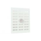 Nedco Schuifrooster 250x200 mm - aluminium wit - 635.004.00
