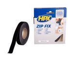 HPX Zip FIx Klittenband (Lus) zwart 20mm x 5 meter Z2005L