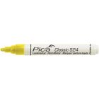 Pica Lakmarker 524/40 2-4 mm ronde tip geel