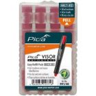 Pica 991/40 Navulling tbv permanent marker visor - rood - 4 stuks