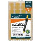 Pica 991/44 Navulling tbv permanent marker visor - geel - 4 stuks