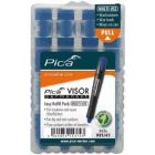 Pica 991/41 Navulling tbv permanent marker visor - blauw - 4 stuks