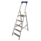 Alumexx ECO huishoudtrap met gereedschapbakje - aluminium