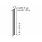 Dutack brad DA18/64 D-kop 64 mm verzinkt 4000 stuks - 5150015