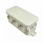 OBO Universele kabeldoos - 80x43x34 mm - kunststof grijs - IP55 - FD10S