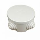 Gewiss Universele kabeldoos rond met tule - Ø80 mm - kunststof grijs - IP44 - GW 44 002