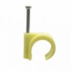 Tack Universele spijkerclip - 16-19 mm - creme - 100 stuks - 37283