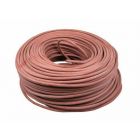 Siliconensnoer 2x1 mm² - hittebestendig 180 graden rood - per meter