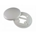 VB Universele plafondplaat rond Ø125 mm 2-Delig wit