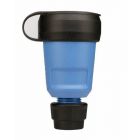 ABL PVC contrastekker met wartel + randaarde blauw