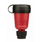 ABL PVC contrastekker met wartel + randaarde rood