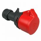 ABL CEE kracht contrastekker 32A 5-Polig rood - K52S30