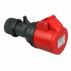 ABL CEE kracht contrastekker 32A 4-Polig rood - K42S30