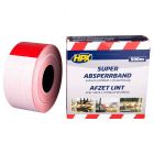 HPX Super barrier tape - Afzetlint rood wit 80 mm x 500 m - BS80100