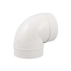 Nedco Bocht Ø 150 mm 90º - kunststof wit - 660.041.00