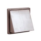 Nedco RVS Gevelklep met terugslagklep Ø 150 mm - 626.033.11