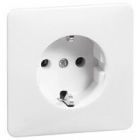Peha Wandcontactdoos wit inbouw - met randaarde - D80.6511.02