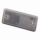 WAS Reflector wit - 96x42 mm - opschroefbaar + zelfklevend