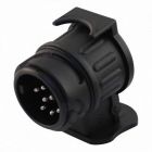 Mini-adapter - van auto 13-polig (Jäger systeem) naar aanhangwagen 7-polig