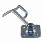 Hevu Tools Beugelsluiting 60x60 mm nr. 0 - rechts - verzinkt