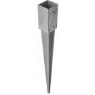 GB Paalhouder met punt - 145x145x900 mm - thermisch verzinkt