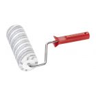 Color Expert Verfroller 18 cm compleet - K48 polyester 12 grijze streep - glad - 85335899