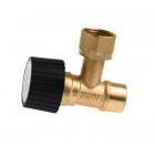 Bonfix 70422 Hoekstopkraan 3/8" x 12 mm - vernikkeld - 1x soldeer