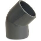 PVC Knie 45° druk Ø20 t/m Ø125 mm - 16 bar