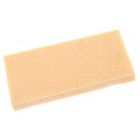 HEVU Vervangend spons gerasterd 280x140x30 mm - geel