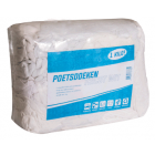 Poetsdoeken tricot wit - 1 kg - katoen