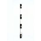 Riens Scharniermal 76x76 op strip - 4-delig - hout / aluminium - 76.N.4d.10/11.L212