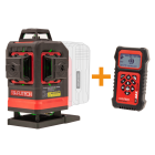 Futech MC4DE PROMO Multicross 4D 18VMAX Kruislijnlaser + H036.RCO afstandbediening - 18V - groen - 036.4DE