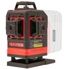 Futech MC4DE PROMO Multicross 4D 18VMAX Kruislijnlaser + H036.RCO afstandbediening - 18V - groen - 036.4DE