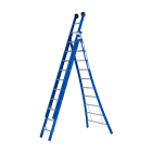 DAS G310B Atlas Reformladder / ladder - 3-delig - 3x10 sporten - blauw