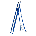 DAS G312B Atlas Reformladder / ladder - 3-delig - 3x12 sporten - blauw